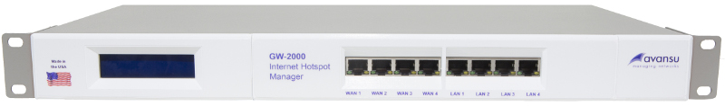 avansu GW-2000 hotspot gateway image